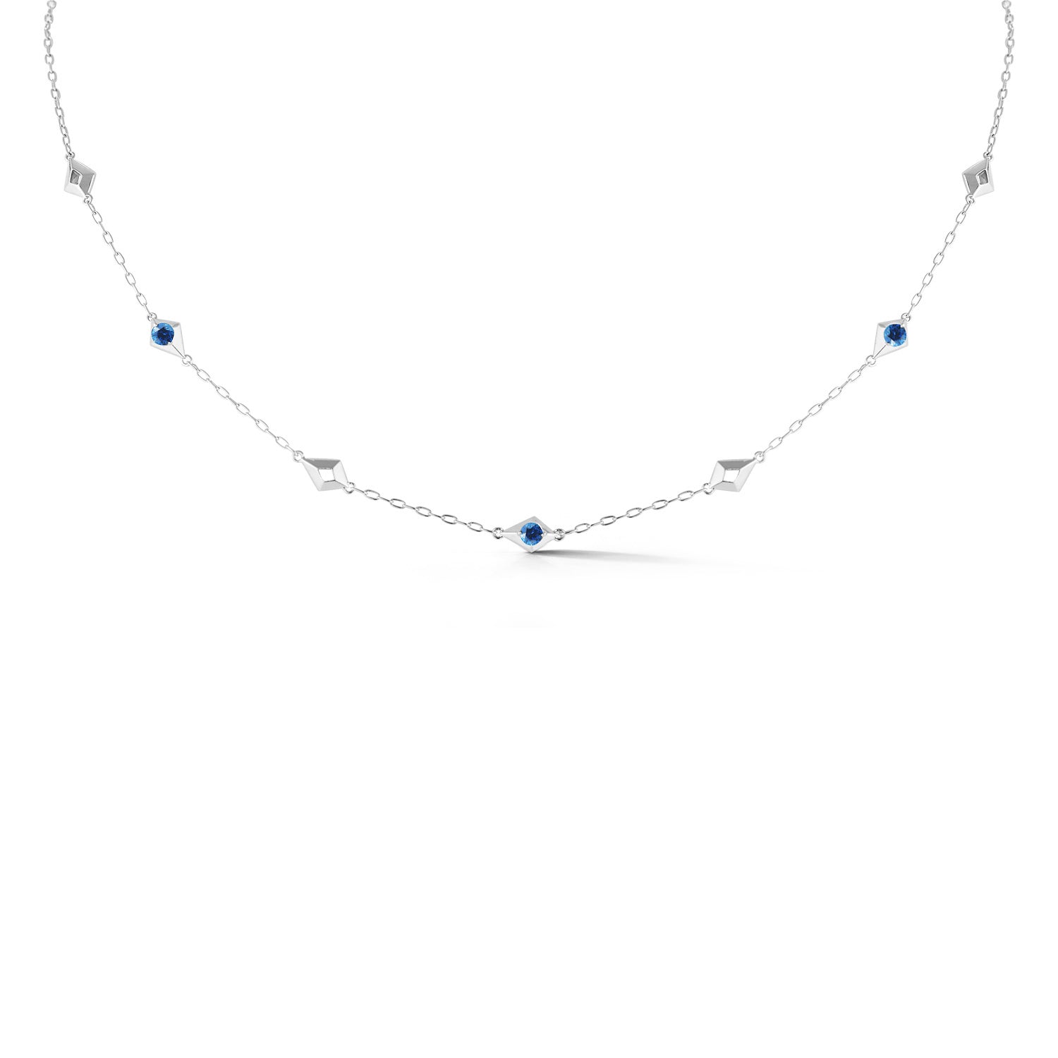 Amer Sapphire Necklace designed by Dear Letterman Jewellery